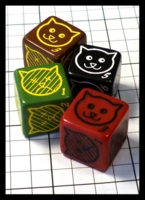 Dice : Dice - Game Dice - Catthulhu by Q Workshop for Joel Sparks - Gen Con Aug 2014
